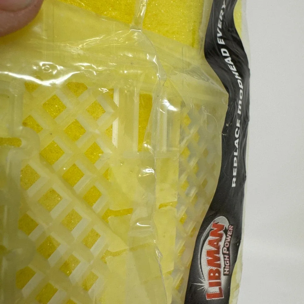 Libman High Power Gator Mop‎ Refill Super Absorbent Tear Resistant Sponge Yellow